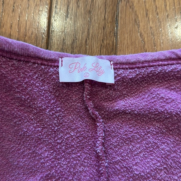 Pink Lily x Krista Horton Top Knot Mama Pink Pullover - Picture 3 of 4